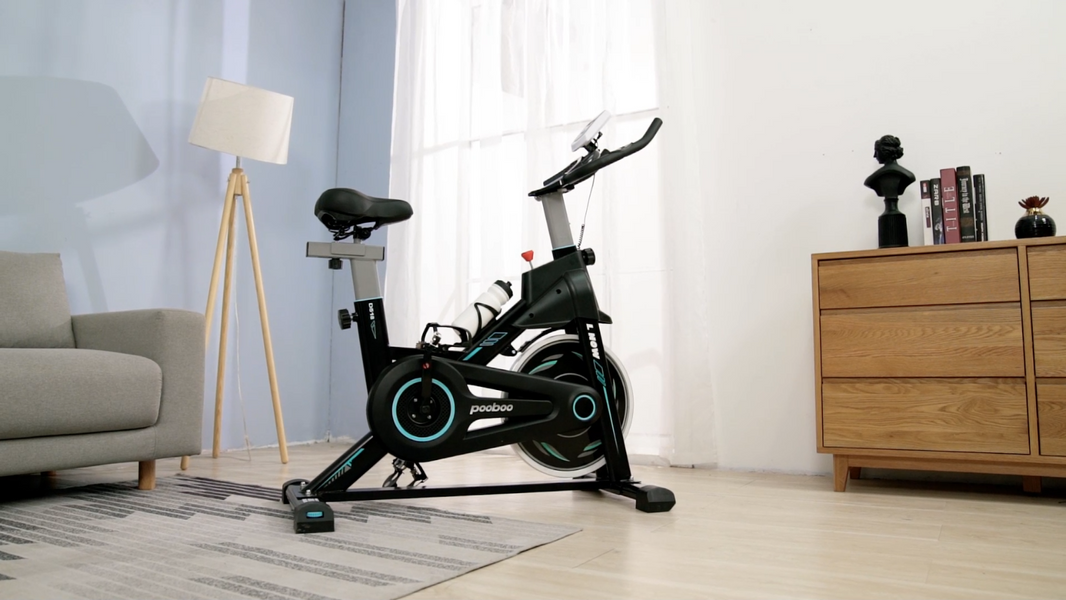 Pooboo Indoor Cycling Bike Stationary Exercise Bike Home Cardio Workout Machine